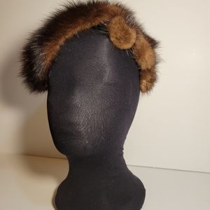 Vintage (50s?) Stern Brothers Women's Brown Mink Hat
